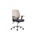 Dura Medium Back Task Operator Office Chair With Arms Grey BackBlack Airmesh Seat - OP000017 58629DY