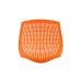 Dura Medium Back Task Operator Office Chair With Arms Orange BackBlack Airmesh Seat - OP000019 58636DY