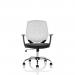 Dura Medium Back Task Operator Office Chair With Arms White BackBlack Airmesh Seat - OP000022 58650DY