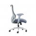 Nautilus Designs Zephyr High Back Mesh Ergonomic Task Operator Office Chair With Height Adjustable Arms Grey - BCMJ375GY 58652NA