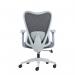 Nautilus Designs Zephyr High Back Mesh Ergonomic Task Operator Office Chair With Height Adjustable Arms Grey - BCMJ375GY 58652NA