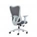 Nautilus Designs Zephyr High Back Mesh Ergonomic Task Operator Office Chair With Height Adjustable Arms Grey - BCMJ375GY 58652NA