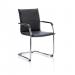 Echo Cantilever Chair Black Soft Bonded Leather BR000178 58657DY