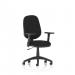 Eclipse Plus I Black Chair With Adjustable Arms KC0018 58678DY