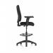 Eclipse Plus I Black Chair With Adjustable Arms With Hi Rise Kit KC0246 58685DY