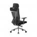 Nautilus Designs Moritz High Back Mesh Ergonomic Executive Chair With Adjustable Arms M355BK 58687NA