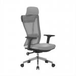 Nautilus Designs Moritz High Back Mesh Ergonomic Executive Chair With Adjustable Arms M355GY 58694NA