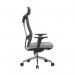 Nautilus Designs Moritz High Back Mesh Ergonomic Executive Chair With Adjustable Arms M355GY 58694NA