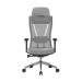 Nautilus Designs Moritz High Back Mesh Ergonomic Executive Chair With Adjustable Arms M355GY 58694NA