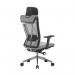 Nautilus Designs Moritz High Back Mesh Ergonomic Executive Chair With Adjustable Arms M355GY 58694NA