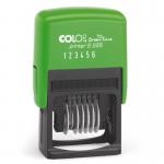 COLOP S226 Green Line Self-Inking Numbering Stamp 4mm 6 Bands - 105558 58701CL