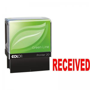COLOP P20 Green Line Eco-friendly Self-inking RECEIVED Word Stamp