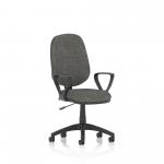 Eclipse Plus I Charcoal Chair With Loop Arms KC0016 58783DY