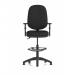 Eclipse Plus II Chair Black Adjustable Arms Hi Rise Kit KC0258 58832DY