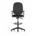 Eclipse Plus II Chair Black Adjustable Arms Hi Rise Kit KC0258 58832DY