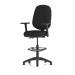 Eclipse Plus II Chair Black Adjustable Arms Hi Rise Kit KC0258 58832DY