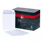 Plus Fabric Pocket Envelope C5 Peel and Seal Plain Easy Open Power-Tac 120gsm White (Pack 500) - B26139 58899BG