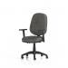 Eclipse Plus II Chair Charcoal Adjustable Arms KC0029 58909DY