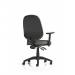Eclipse Plus II Chair Charcoal Adjustable Arms KC0029 58909DY