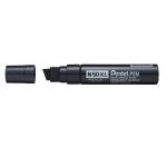 Pentel N50XL Permanent Marker Jumbo Chisel Tip 17mm Line Black (Pack 6) - N50XL-A 59039PE