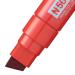 Pentel N50XL Permanent Marker Jumbo Chisel Tip 17mm Line Red (Pack 6) - N50XL-B 59046PE