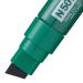 Pentel N50XL Permanent Marker Jumbo Chisel Tip 17mm Line Green (Pack 6) - N50XL-D 59060PE