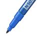 Pentel N50S Permanent Marker Fine Bullet Tip 0.5-1mm Line Blue (Pack 12) - N50S-C 59081PE