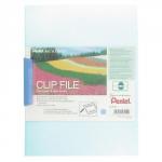 Pentel Recycology Clip File A4 Blue (Pack 10) 59116PE