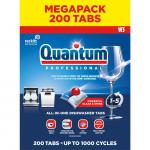 Quantum Professional All In One Dishwasher Tablets 2X100 (Pack 200) - 3312393 59128RH