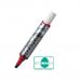 Pentel Maxiflo Whiteboard Marker Chisel Tip 1.5-6.2mm Line Red (Pack 12) - MWL6-BO 59151PE