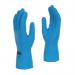 Shield Latex Rubber Household Gloves Medium Blue (Pair) - GR03BlueMedium 59289PY