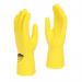 Shield Latex Rubber Household Gloves Medium Yellow (Pair) - GR03YellowMedium 59296PY