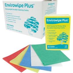 Cheap Stationery Supply of Envirowipe Plus Heavy-Duty Cleaning Cloths (50x36) Red PK25 59333EC Office Statationery