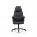 Dynamic Metropolis High Back Black Leather Look Executive Office Chair With Fixed Arms - EX000230 59401DY