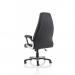 Dynamic Metropolis High Back Black Leather Look Executive Office Chair With Fixed Arms - EX000230 59401DY