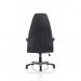 Dynamic Metropolis High Back Black Leather Look Executive Office Chair With Fixed Arms - EX000230 59401DY