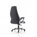 Dynamic Metropolis High Back Black Leather Look Executive Office Chair With Fixed Arms - EX000230 59401DY