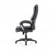 Dynamic Dakota High Back Black Leather Look Executive Office Chair With Fixed Arms - EX000250 59408DY