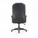 Dynamic Dakota High Back Black Leather Look Executive Office Chair With Fixed Arms - EX000250 59408DY