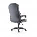 Dynamic Dakota High Back Black Leather Look Executive Office Chair With Fixed Arms - EX000250 59408DY