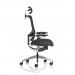 Ergo Click Chair Black Fabric Seat Black Mesh Back with Headrest KC0296 59532DY