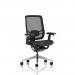 The dynamic mesh back chair has a modern design with a black seat and back made of breathable mesh. The ergonomic click chair provides both comfort and support for long periods of sitting. The sleek appearance adds a touch of style to any office or workspace.