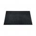 Floortex Doortex Heavy-duty Open Top Anti-fatigue Ergonomic Anti-slip Mat 100% Recycled Natural Rubber 60x90cm Black - UREMFLRU0012 59555FL