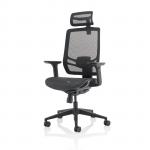 Ergo Twist Chair Black Mesh Seat Mesh Back with Headrest KC0299 59595DY