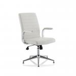 Ezra Executive White Leather Chair EX000189 59630DY