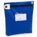 Versapak Reusable Secure Cash Bag With T2 Locking Mechanism Medium 267x267x50mm (Opening Size: 190mm) Blue - CCB1-T2-BLUE 59632VE