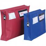 Versapak Reusable Mail Bag With Gusset and T2 Locking Mechanism Small 355x255x75mm Blue - ZG1-T2-BLUE 59653VE