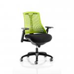 Flex Chair Black Frame With Green Back KC0074 59665DY