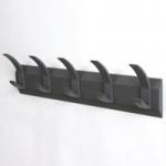 Acorn Wall Mounted Coat Rack With 5 Hooks Wipe Clean Surface - 319875 59702AB