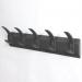 Acorn Wall Mounted Coat Rack With 5 Hooks Wipe Clean Surface - 319875 59702AB